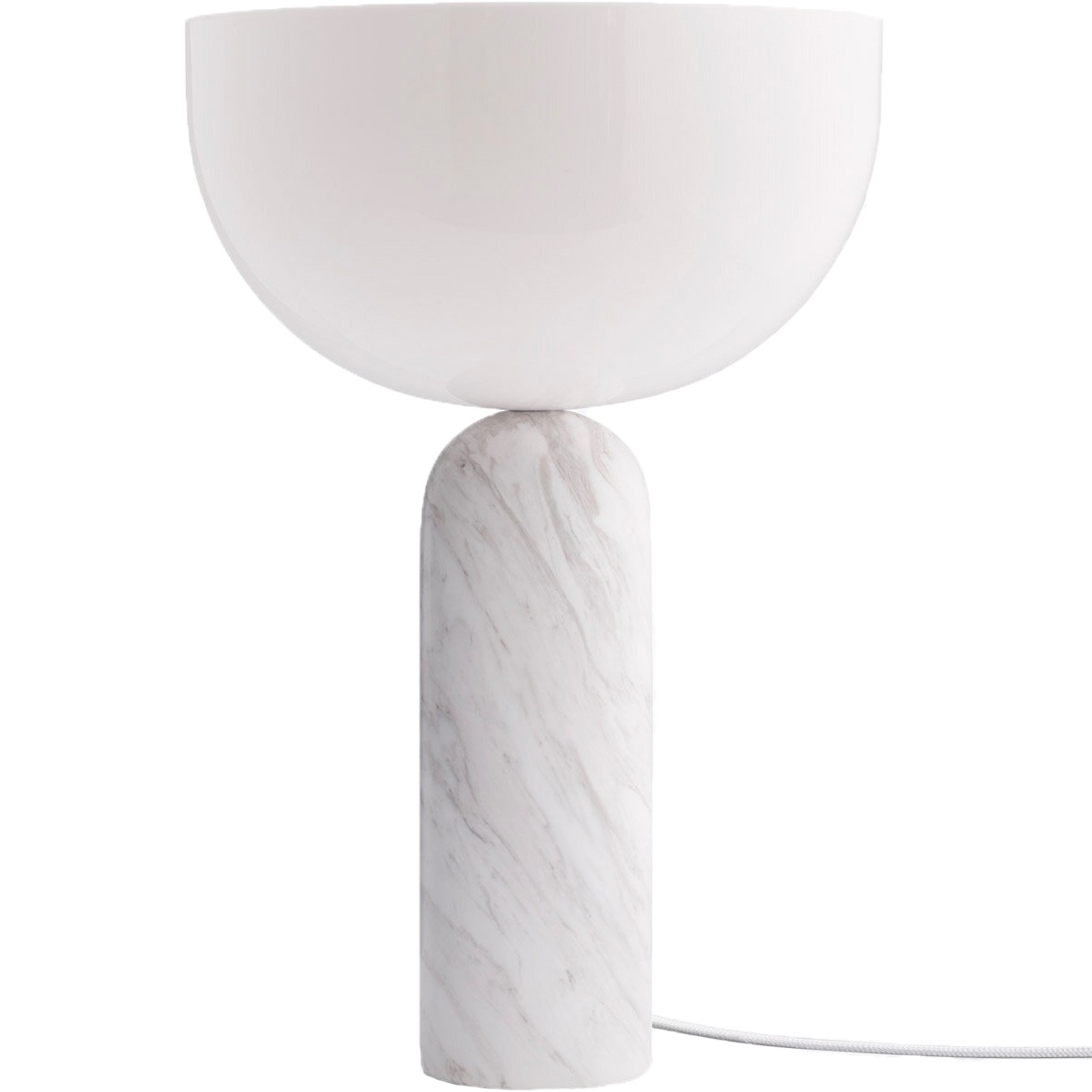 Kizu Bordlampe Large,  Hvit Marmor