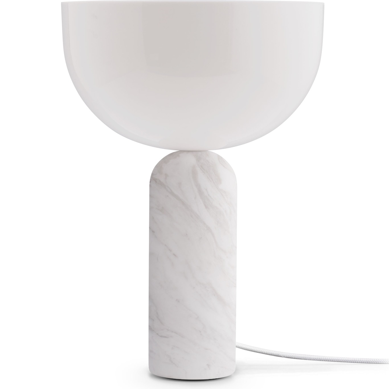 Kizu Bordlampe Small,  Hvit Marmor