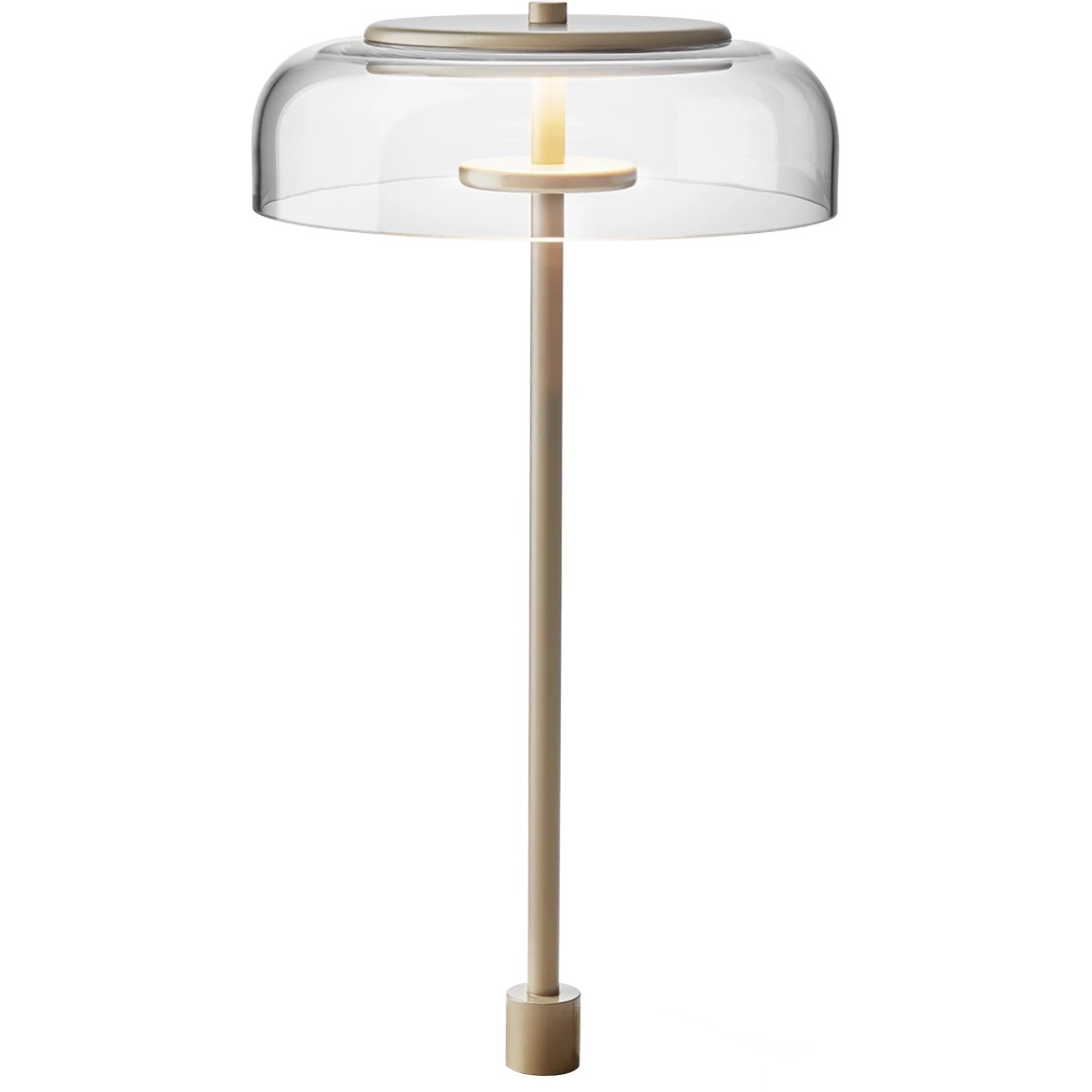 Blossi Bordlampe Integrert 230 mm, Nordic Gold / Gull