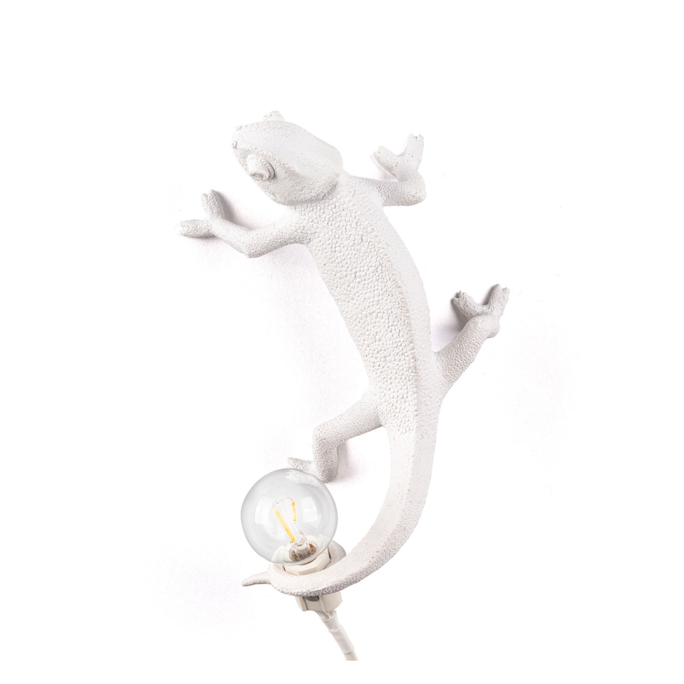 Chameleon Lamp Going Up Vegglampe, Hvit