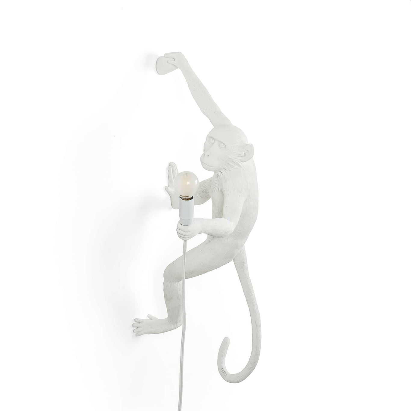 Monkey Lamp Hanging Høyre Versjon, Hvit