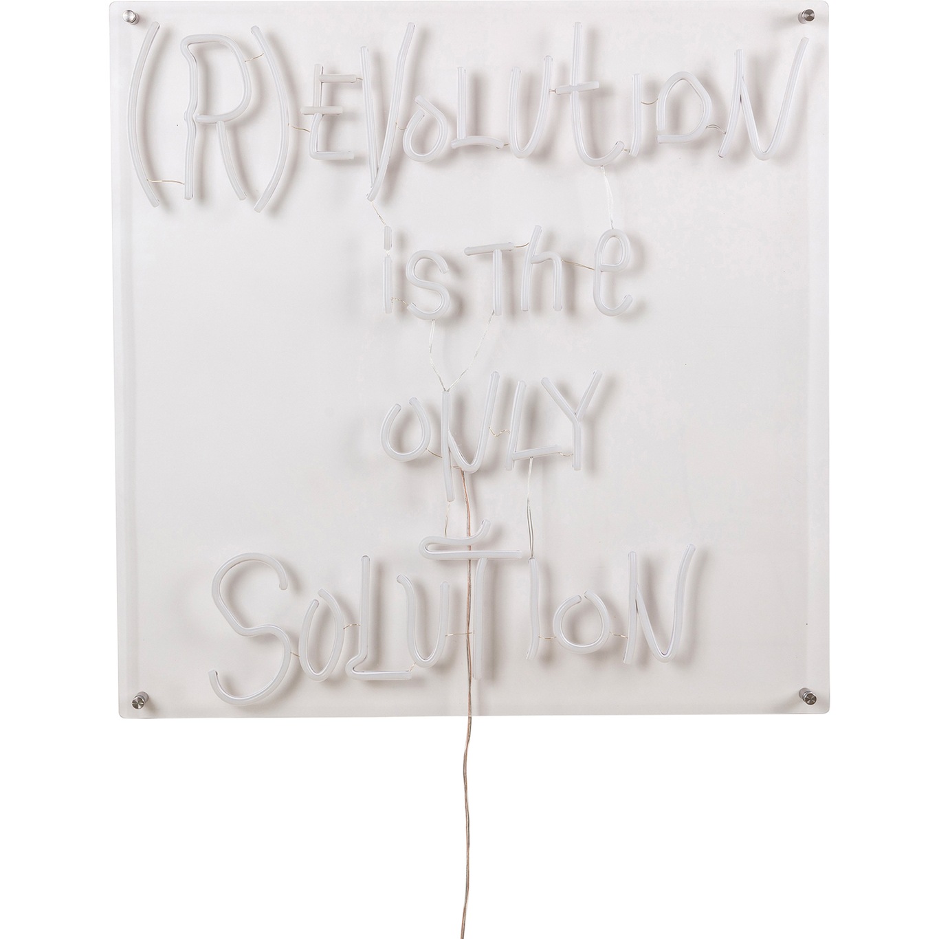 (R)evolution Is The Only Solution Vegglampe