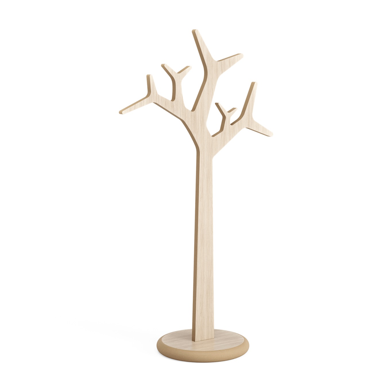 Tree Klesstativ 134 cm, Hvitpigmentert Eik