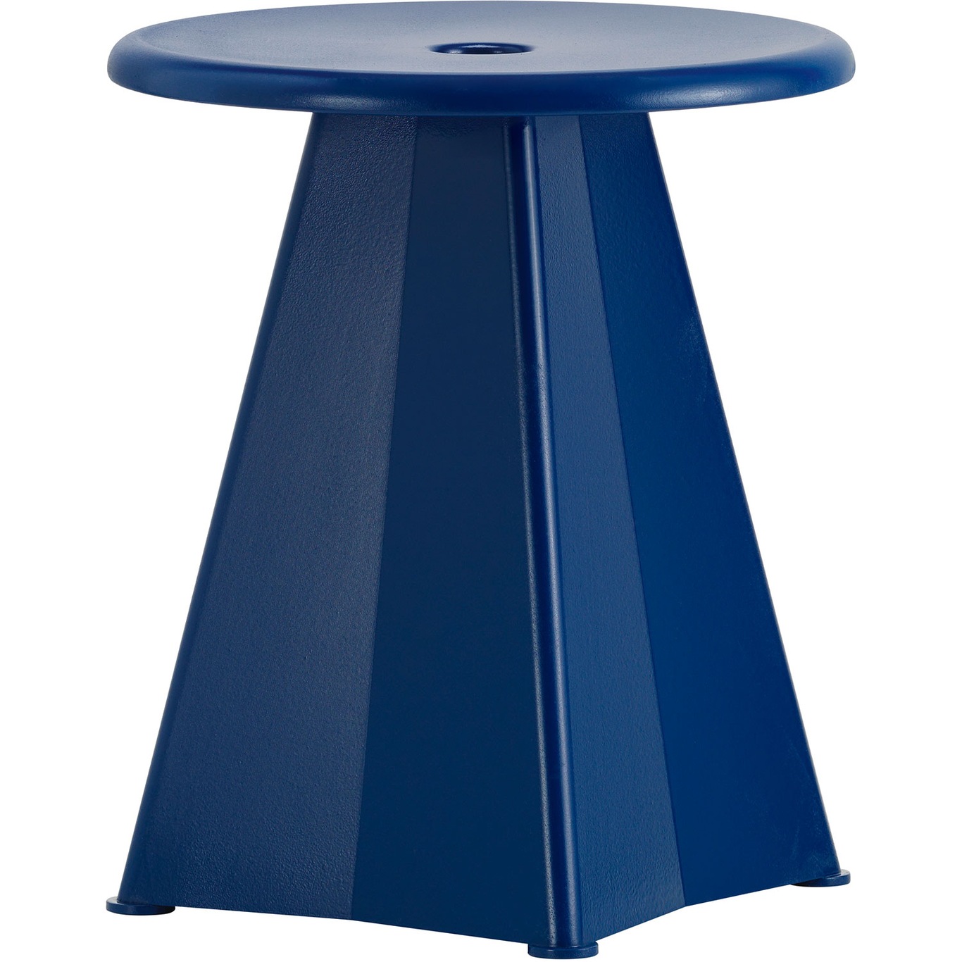 Tabouret Métallique Stol, Prouvé Bleu Marcoule