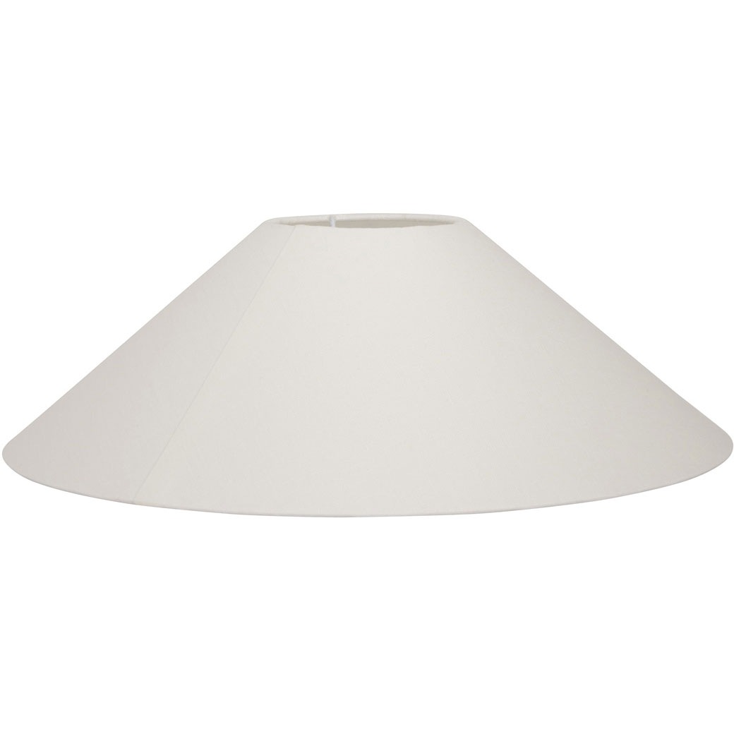Basic Flat Lampeskjerm Hvit, 36 cm