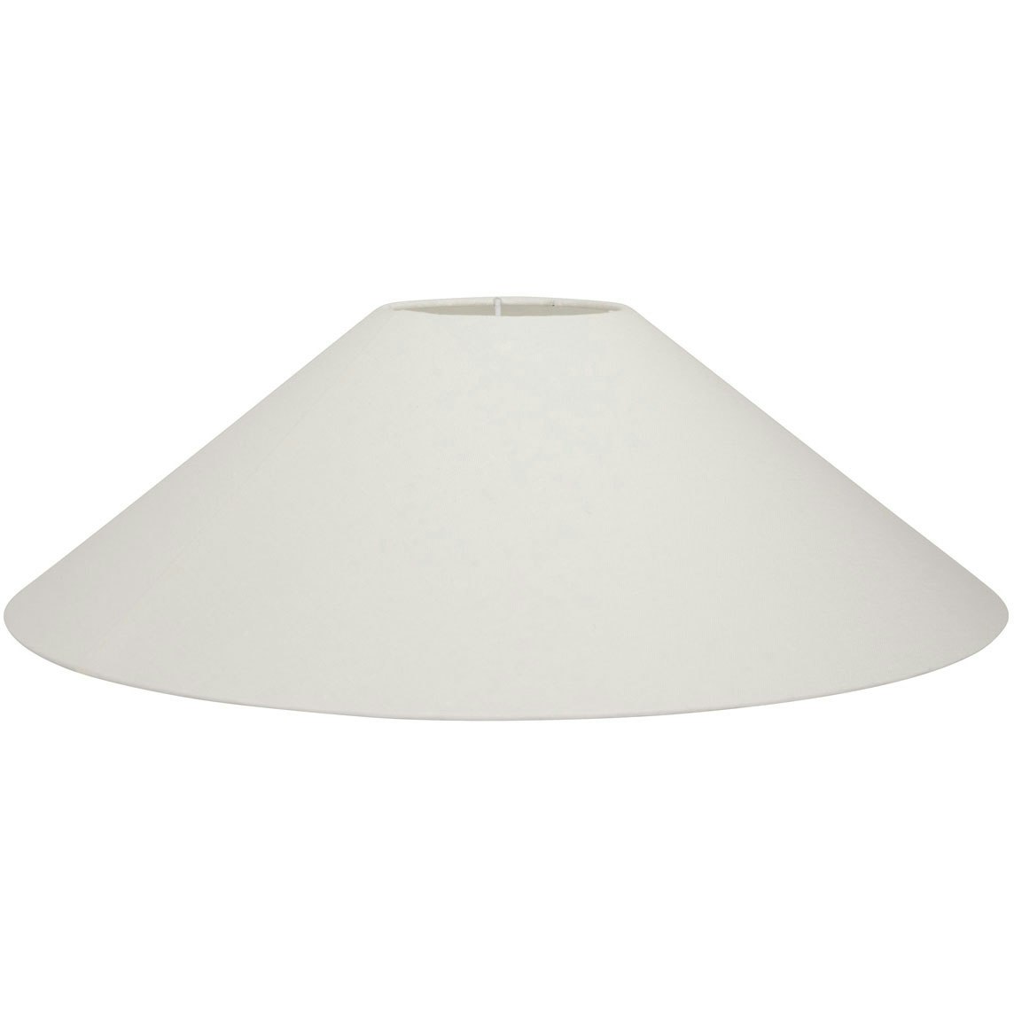 Basic Flat Lampeskjerm Hvit, 42 cm